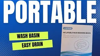Portable Inflatable Hair Washing Basin - A Game Changer for Bedridden Individuals