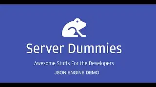 How to use ServerDummies JSON engine to create Fake JSON data.