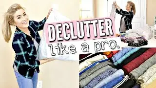 5 TIPS TO DECLUTTER LIKE A PRO | KONMARI CLOSET DECLUTTER | CLEAN WITH ME | Minimalist  | Love Meg 2