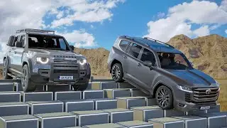Toyota Land Cruiser vs Land Rover Defender &ndash; Real Drive & Obstacle Test | 3DMCAR