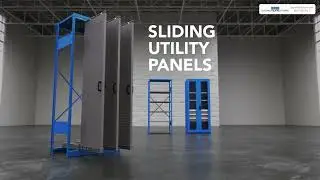 Customize your Shelving with Sliding Utility Panels