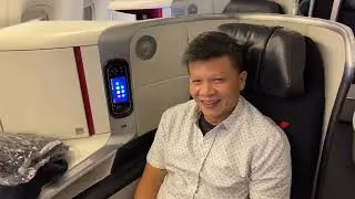 Air France 777 200 Business Class Flight EWR to CDG