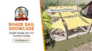 Outdoor with beautiful view of HIPPO Shade Sail