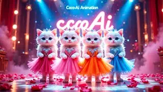 CocoAiAnimation Present unbelievable cat dance moves 😸😸😸😸