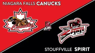 OJHL Highlights | Niagara Falls Canucks VS Stouffville Spirit | January 22, 2026