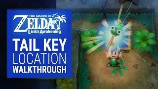 The Legend of Zelda: Link's Awakening - Mysterious Forest's Tail Key Location Walkthrough