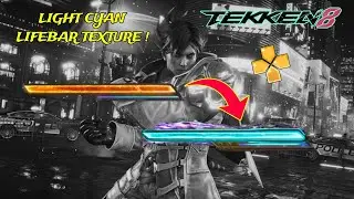 LIGHT CYAN LIFEBAR TEXTURE MOD | TEKKEN 8 PPSSPP | MOD RELEASED 