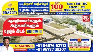 Venus Grand City: Prime Plots for Sale in Viralimalai | DTCP & RERA Approved