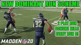 NEW DOMINANT MADDEN 20 RUN SCHEME KILLS EVERY META DEFENSE! THIS OFFENSE IS CHEATING! TIPS & TRICKS