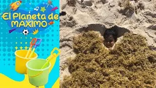 Juegos en la Playa  y Enterrados en la arena - Beach games with kids