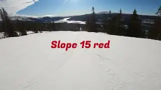 Åre Tegefjäll slopes 14 and 15 in 2025 april