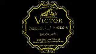 Sailor Jack / Why Did I Get Married? - Bud And Joe Billings (1929)