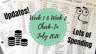 WEEK 1 & WEEK 2 CHECK-IN | JULY 2020 BUDGET