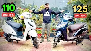Honda Activa 125 vs Activa 110 | Activa 7G H Smart 🔥Best Scooter 2026 : Jupiter Rival 😎