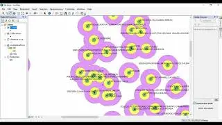 ArcMap - Multiple Buffer, Near, Point Distance, Reportes