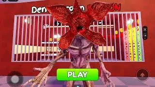 STRANGER THINGS DEMOGORGON'S PRISON RUN!  Roblox Obby Walkthrough 4 Deaths 4K