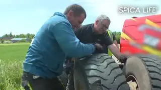 Poids lourd sur l'autoroute, les d&eacute;panneurs sortent l'artillerie