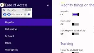 How to Start the Magnifier Automatically on Windows 8