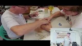 Making Small Transitional Vessels - Solid wood sections separated by segmented rings