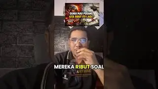 Dunia mau perang, kita masih ribut masalah itu aja, Bangun!!!