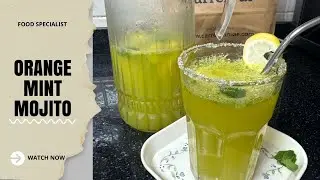 How to make orange mint mojito|| Orange Mint Mojito Recipe|| Refreshing Drink for iftaar