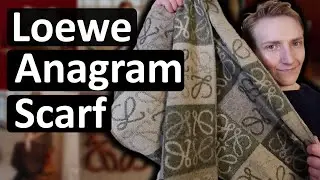 Обзор и распаковка шарфа Loewe Anagram