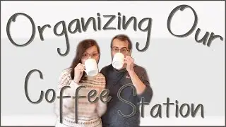 Coffee Station | Kitchen Cabinet Organization | Simple esthetic and efficient storage solutions