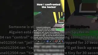 How to i confronted the hacker in Steal a Brainrot #roblox #stealabrainrot