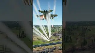 Jet Launches Massive Countermeasures in Epic Air Strike!