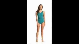 Ocean by Dolfin AquaShape Moderate Solid Lap Suit | SwimOutlet.com
