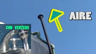 Qu&eacute; es el ruptor de vac&iacute;o (Jarro de aire o venteo) para que es tubo respiradero en tinaco o tanque