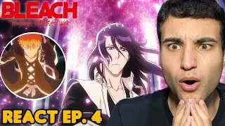 BYAKUYA PERDEU A BANKAI!! React Bleach Thousand Year Blood War EP. 4