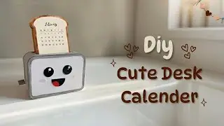 This Cute DIY Desk Calendar Is TOO ADORABLE 😍 | Easy Paper Craft