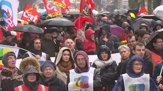 Close to 2000 anti-pension reform demonstrators in Rennes | AFP