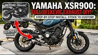 Full Delkevic Exhaust Install on Yamaha XSR900 (2017) + Sound Test [DIY]