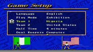 Fifa International Soccer Mega Drive All teams