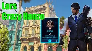 Lars Crazy Hanzo Gameplay POTG - Grand Master Overwatch Season 20