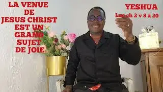 LA VENUE DE JESUS CHRIST EST UN GRAND SUJET DE JOIE