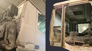 Mercedes Actros Truck Collision Repairs | Restoration  of Accident Vehicle|