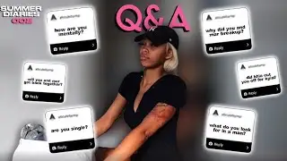 SUMMER DIARIES 002🫧🩷✨|| UPDATED Q&A *SPILLING ALL THE TEA* 👀