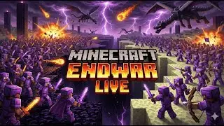 🔴 Minecraft SMP End War 🐉 | Public Server Event