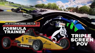 Я впервые участвовал в гонках Formula Trainer на трассе Ле-Ман в режиме Ams 2. Игровой процесс, с...