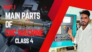 CNC TURNING मशीन के BASIC PARTS। Basic Parts Of CNC TURNING MACHINE in Hindi @gurukulindustrial 