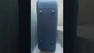 2 Wheel 70L Blue Polyester Trolley Bag (suitcase) affordable and durable Luggage MFG By NR biz Ltd💯🔥