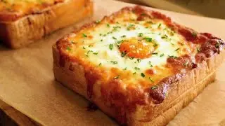 Crispy Egg Cheese Toast!! Garlic Butter Toast!Delicious Breakfast!!
