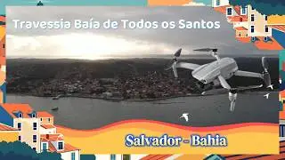 UMA travessia INSANA pela BAIA de TODOS os SANTOS com um DRONE DJI num TOTAL de 18 KM.