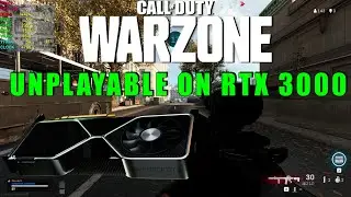 COD: Warzone is unplayable on RTX 3070. Low GPU usage and lags.
