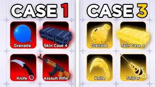 Roblox Rivals But SKIN CASES Pick My Loadout!