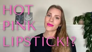 Can I Pull Off Bright Pink Lipstick with Ofra Palm Beach? | Makeup Outside My Comfort Zone