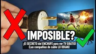 Conecté un SIMPLE ENCHUFE a mi TV y esto es lo que NADIE quiere que sepas (¡TV HD GRATIS!)